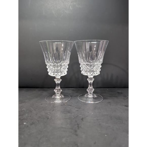 W.M. Dalton Lead Crystal Wine Glasses Set, 24% French Lead, Hand Blown Glassware - Picture 3 of 9